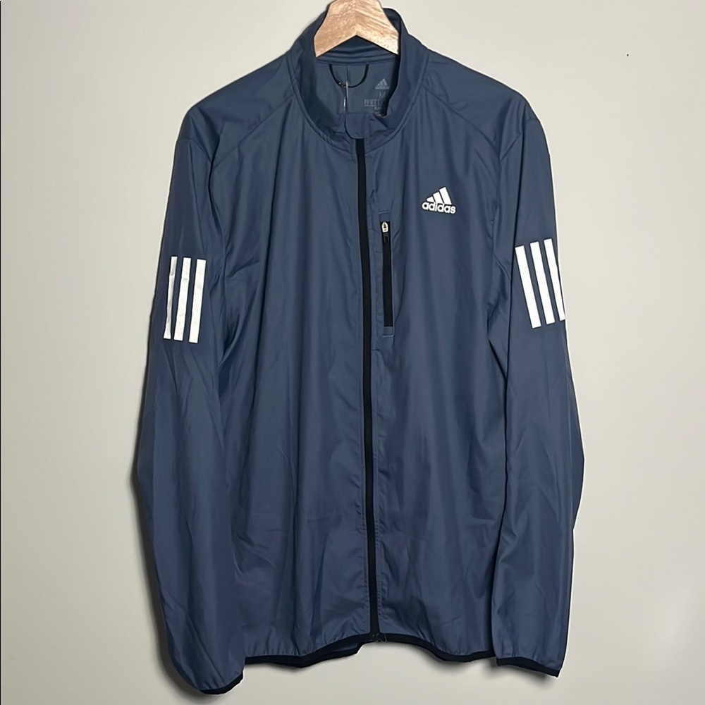 Adidas Men's Blue Running Jacket